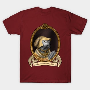 Renaissance Bird - Duchess Samantha Adley Lancaster (A Grey Parrot) T-Shirt